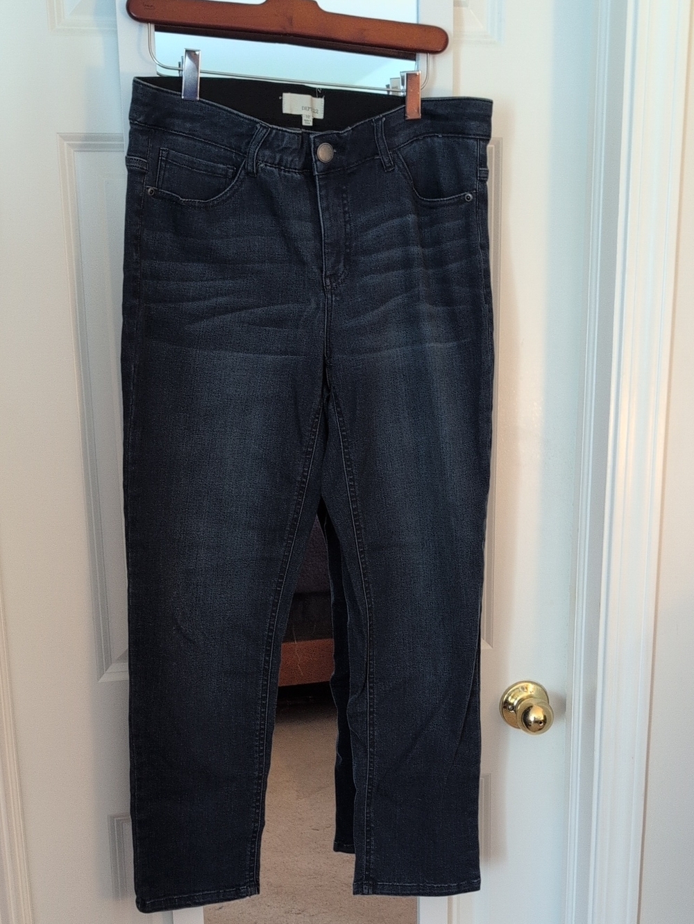 Dark Wash Women's Skinny Jeans - Stretch Slim Fit